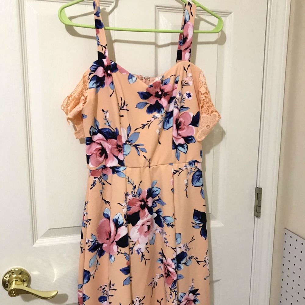 Light orange dress